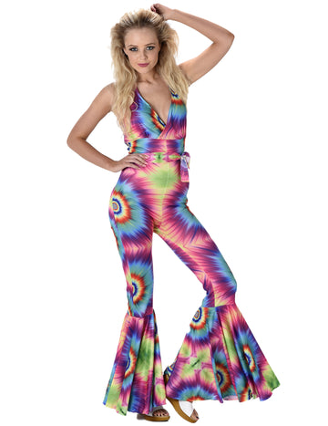 Dámský psychedelický hippie kostým