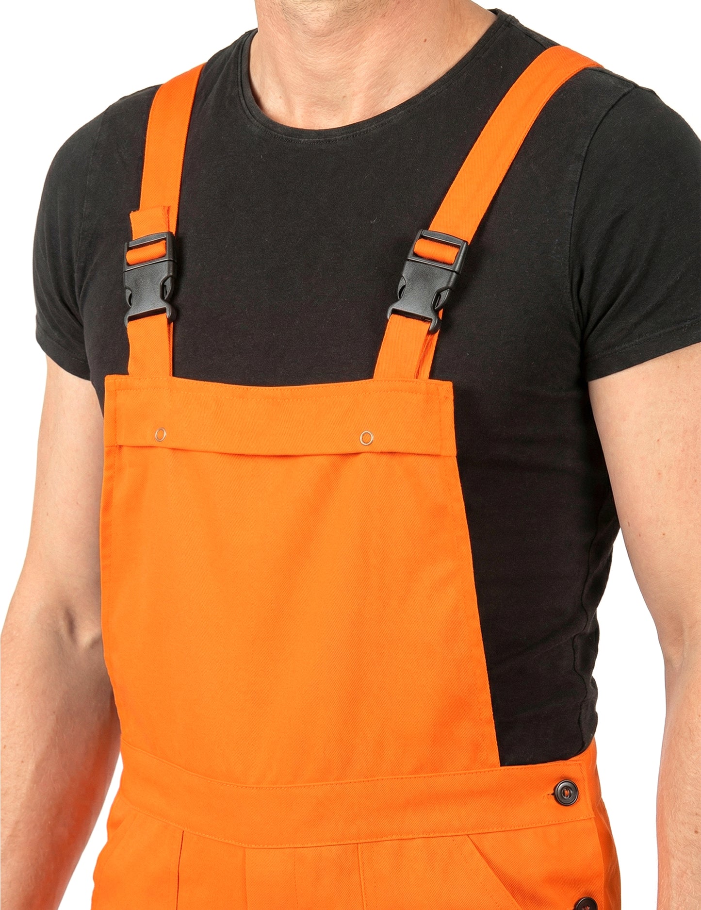 Dospělý fluorescenčně oranžový overalový kostým