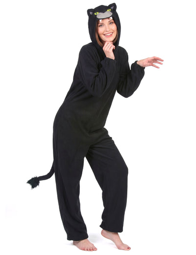 Déguisement combinaison panthère noire femme