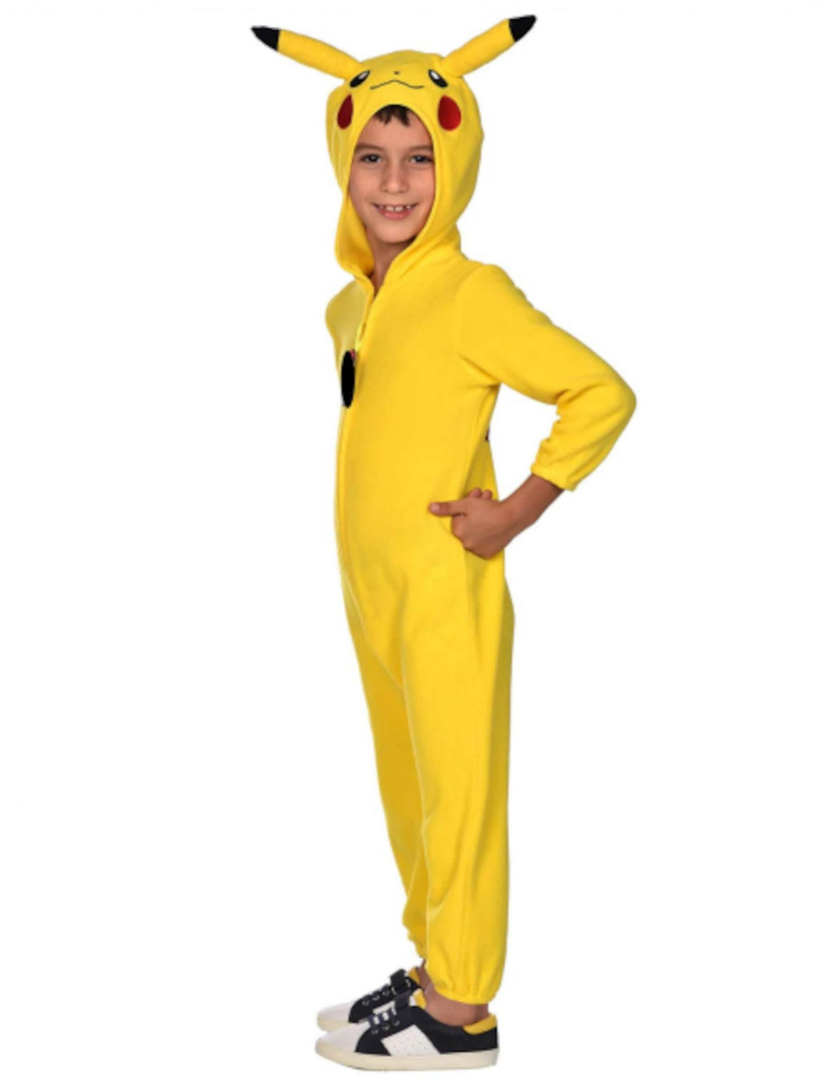 Boční pohled na kostým kombinézu Pikachu Pokémon™