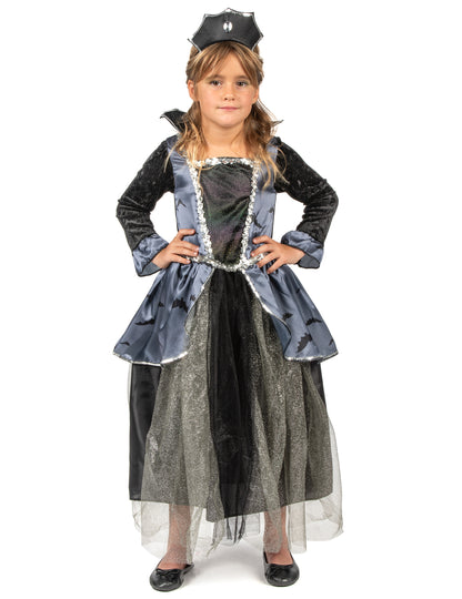 Dívčí kostým hraběnky s netopýry