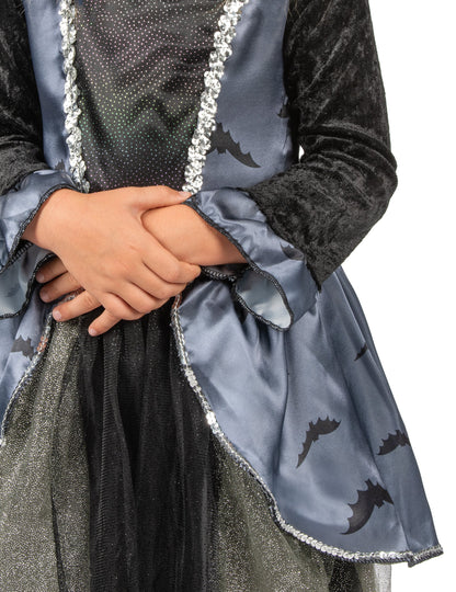 Dívčí kostým hraběnky s netopýry