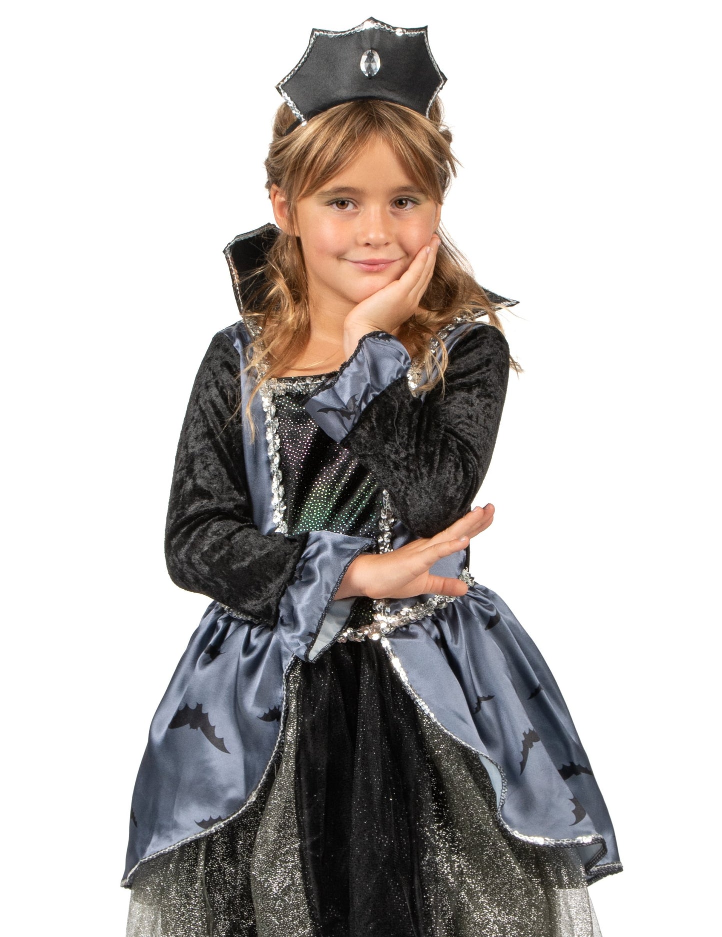 Dívčí kostým hraběnky s netopýry