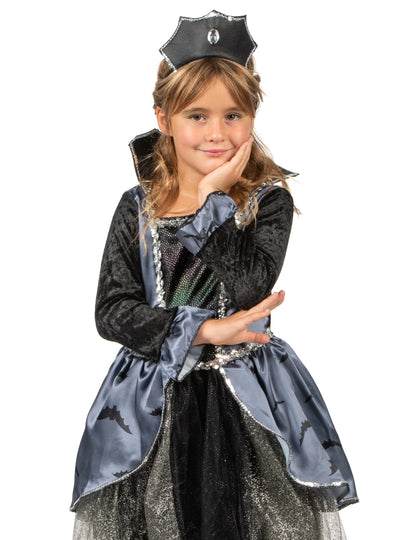 Dívčí kostým hraběnky s netopýry