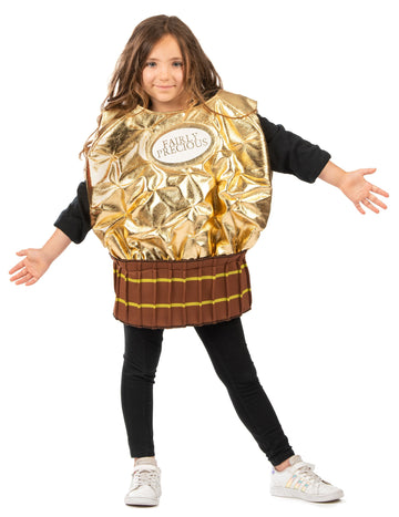 Dětský zlatý kostým bonbónů