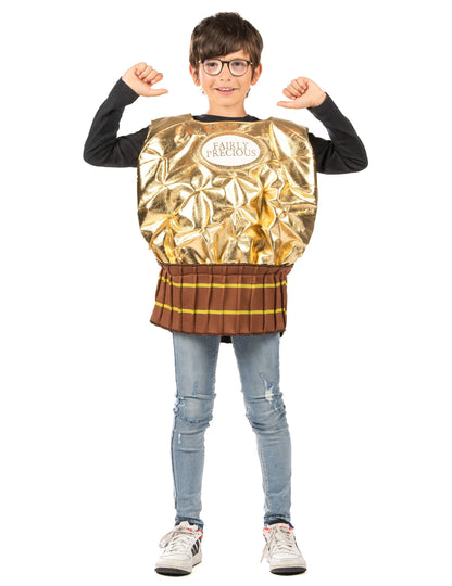 Dětský zlatý kostým bonbónů