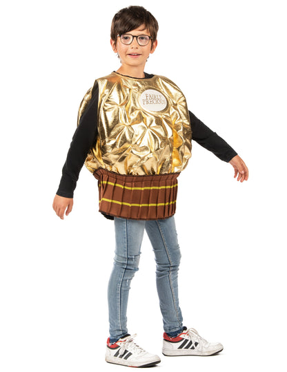 Dětský zlatý kostým bonbónů