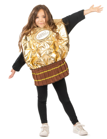 Dětský zlatý kostým bonbónů