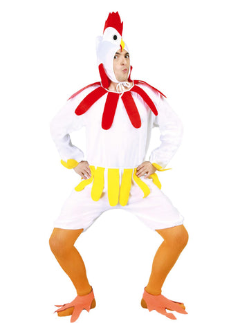 Kostým bílého kohouta pro dospělé