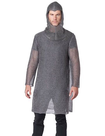 Luxusní kostým rytíře pro dospělé - kroužková zbroj