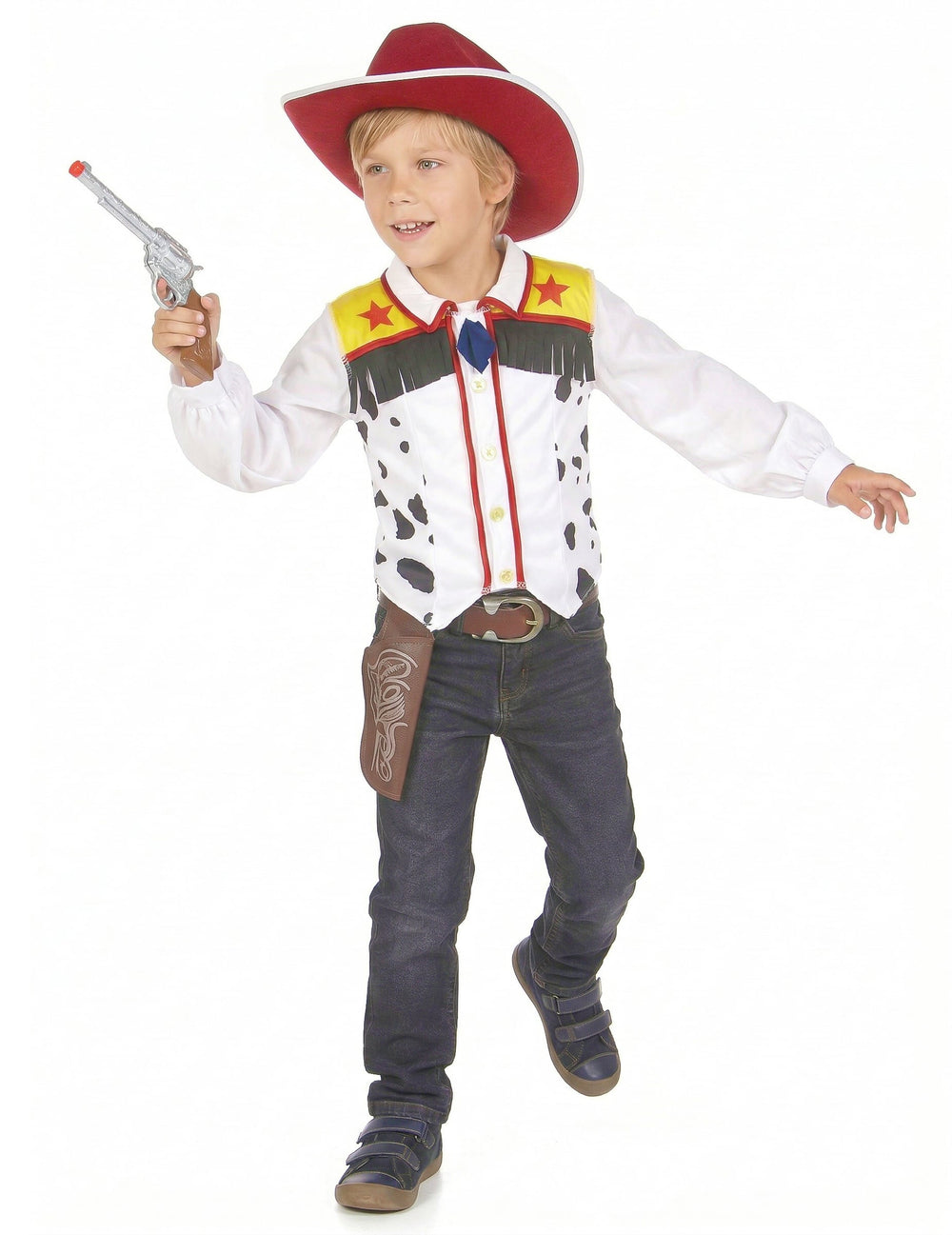 Pistolet factice et holster du déguisement cowboy pour garçon