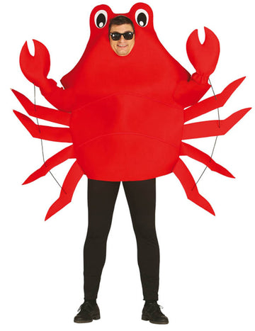 Kostým pro dospělé - červený krab