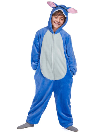 Dětský kostým modrého mimozemšťana