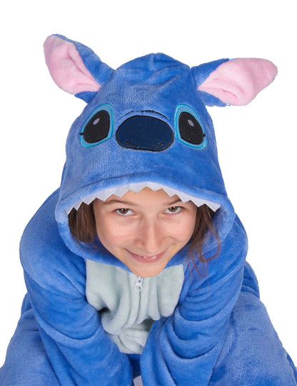Blaues Alien-Kreaturenkostüm für Kinder