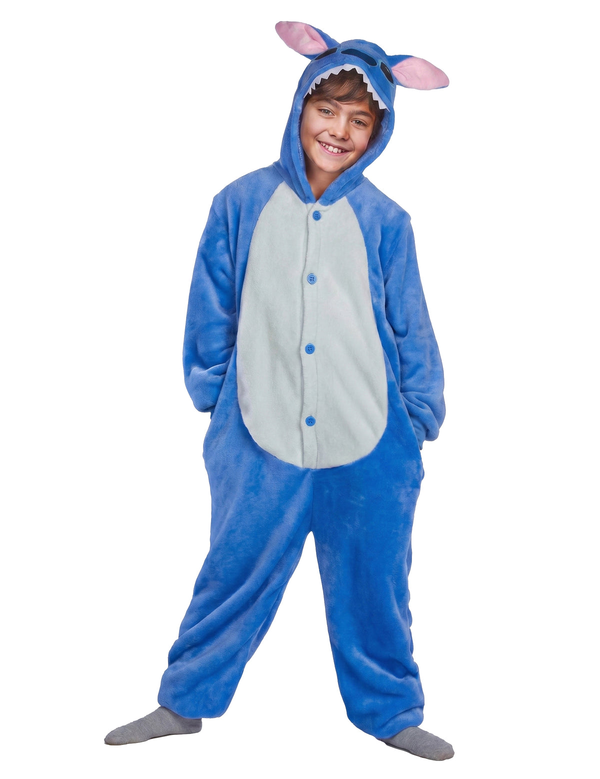 Dětský kostým modrého mimozemšťana