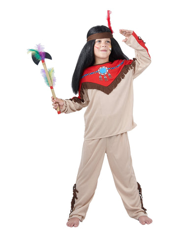 Béžový indický kostým pro chlapce