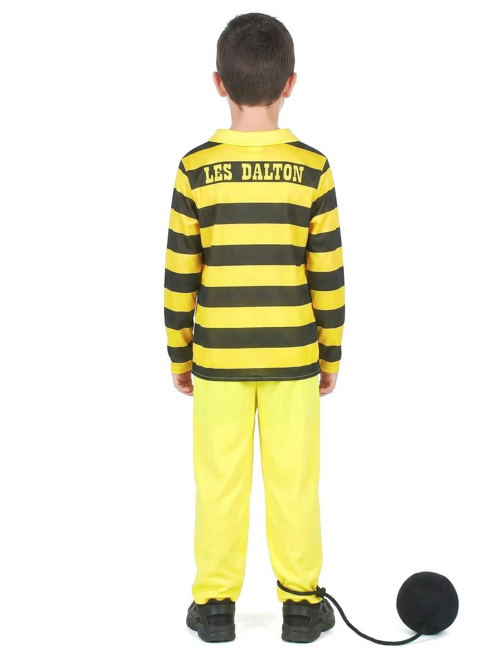 Pohled zezadu na kostým Dalton Lucky Luke pro dítě