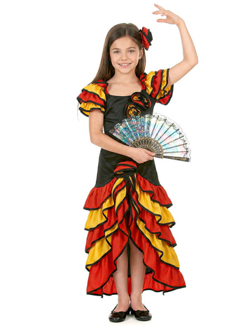 Kostüm Spanische Tänzerin für Mädchen