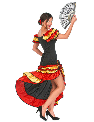 Dámský kostým flamencové tanečnice