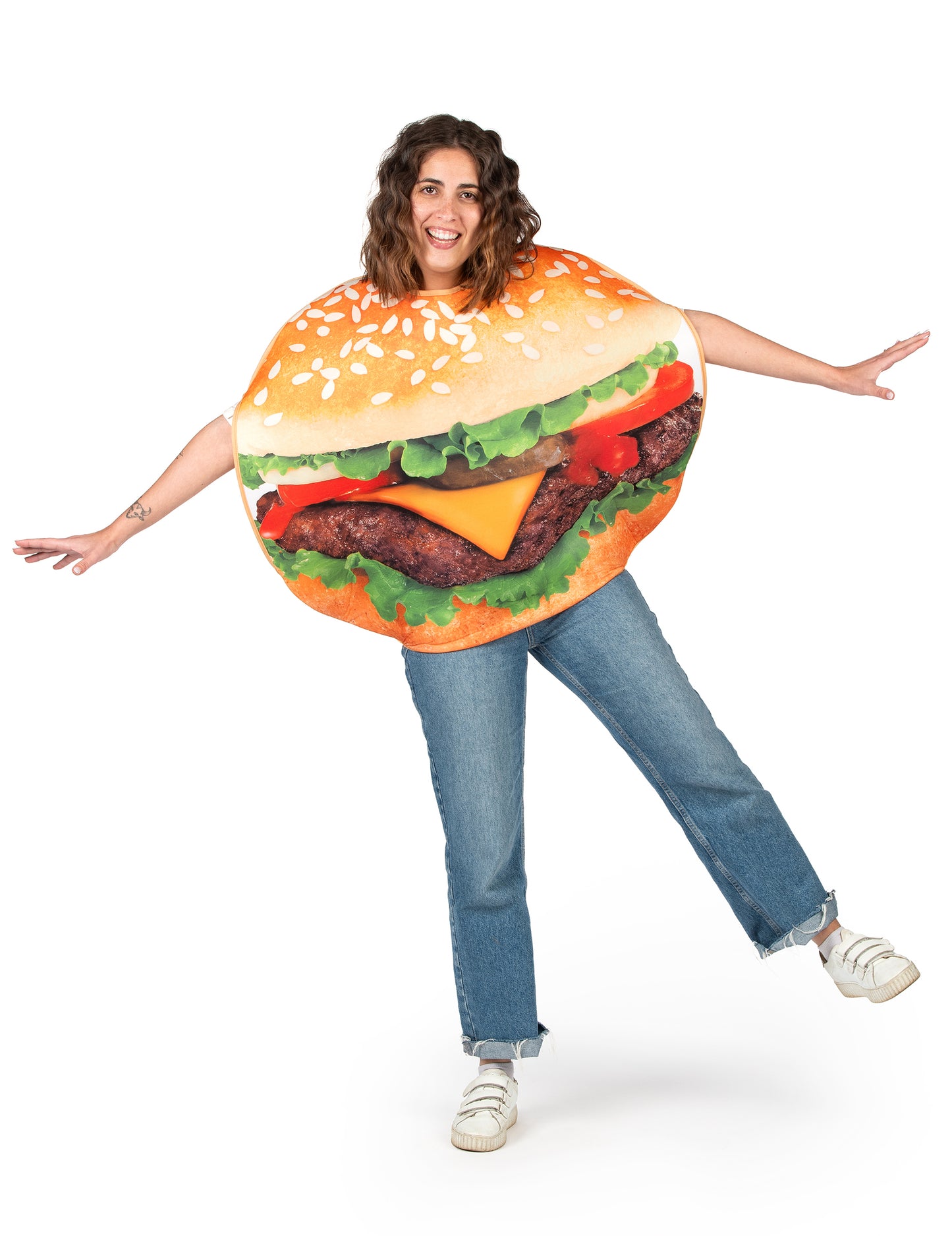 Kostým pro dospělé s burgerem