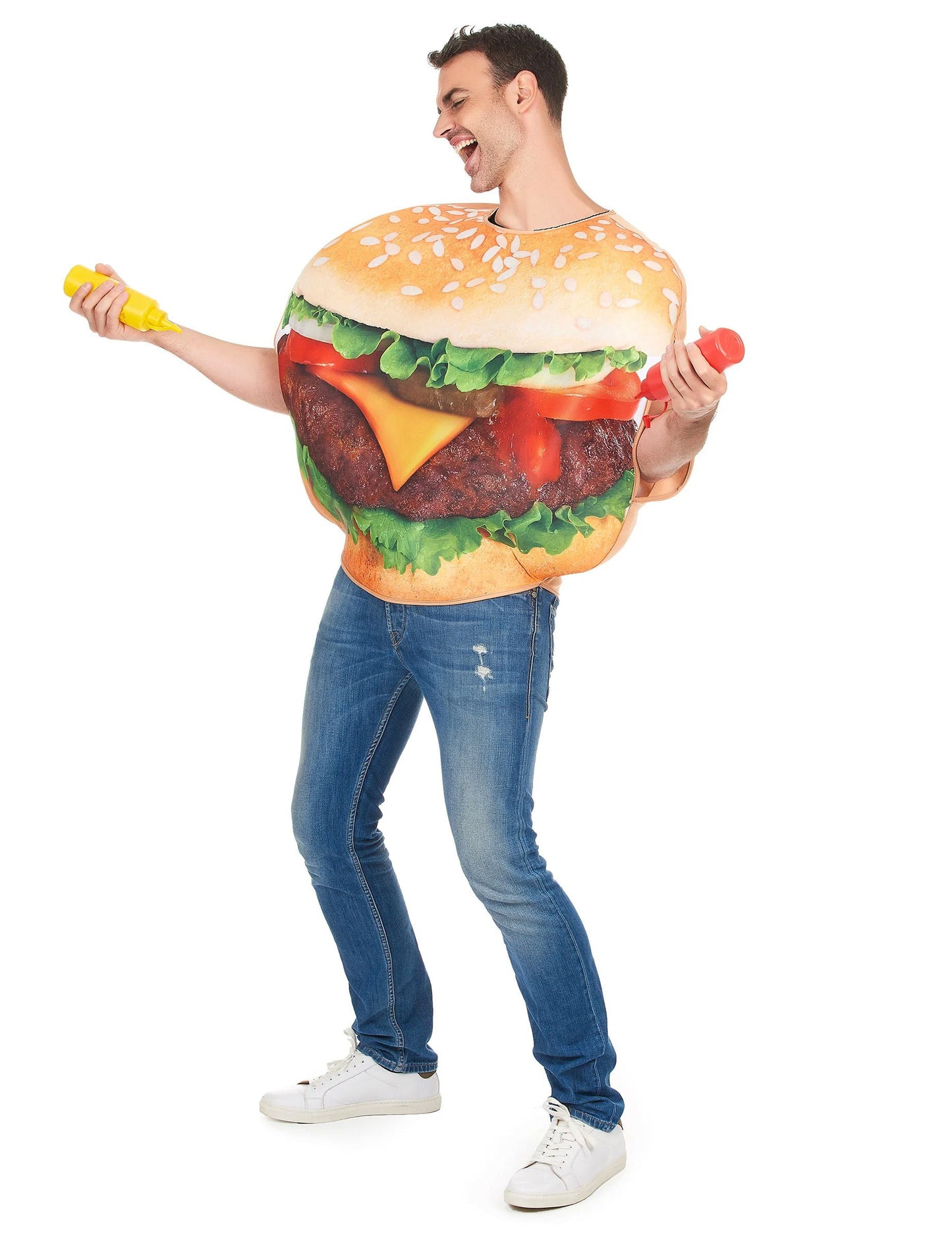 Kostým pro dospělé hamburger