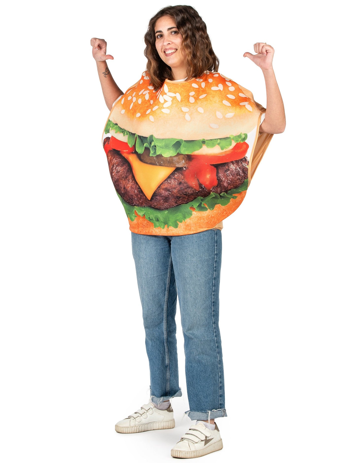 Kostým pro dospělé hamburger