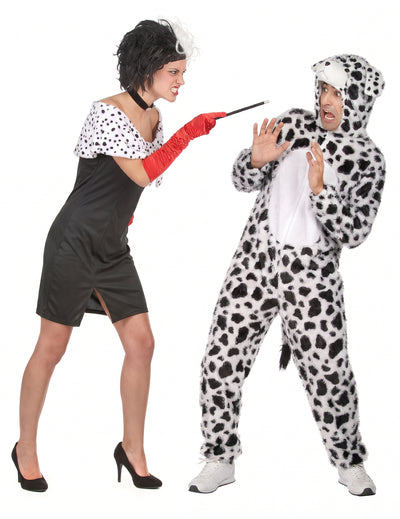 Párový kostým Cruella a její dalmatin