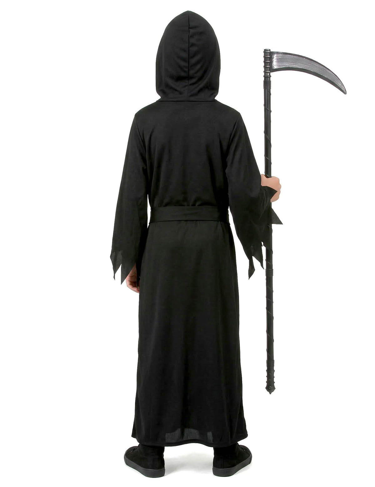 Pohled zezadu na kostým Žnec duší
