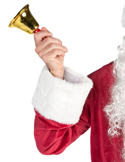 Kostým Santa Clause s efektem sametu pro dospělé