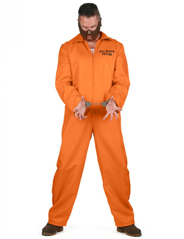 Pánský kostým vězně kanibala na Halloween
