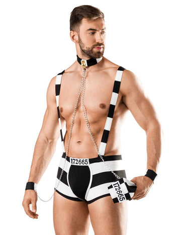 Déguisement de Prisonnier Sexy Luxe pour homme