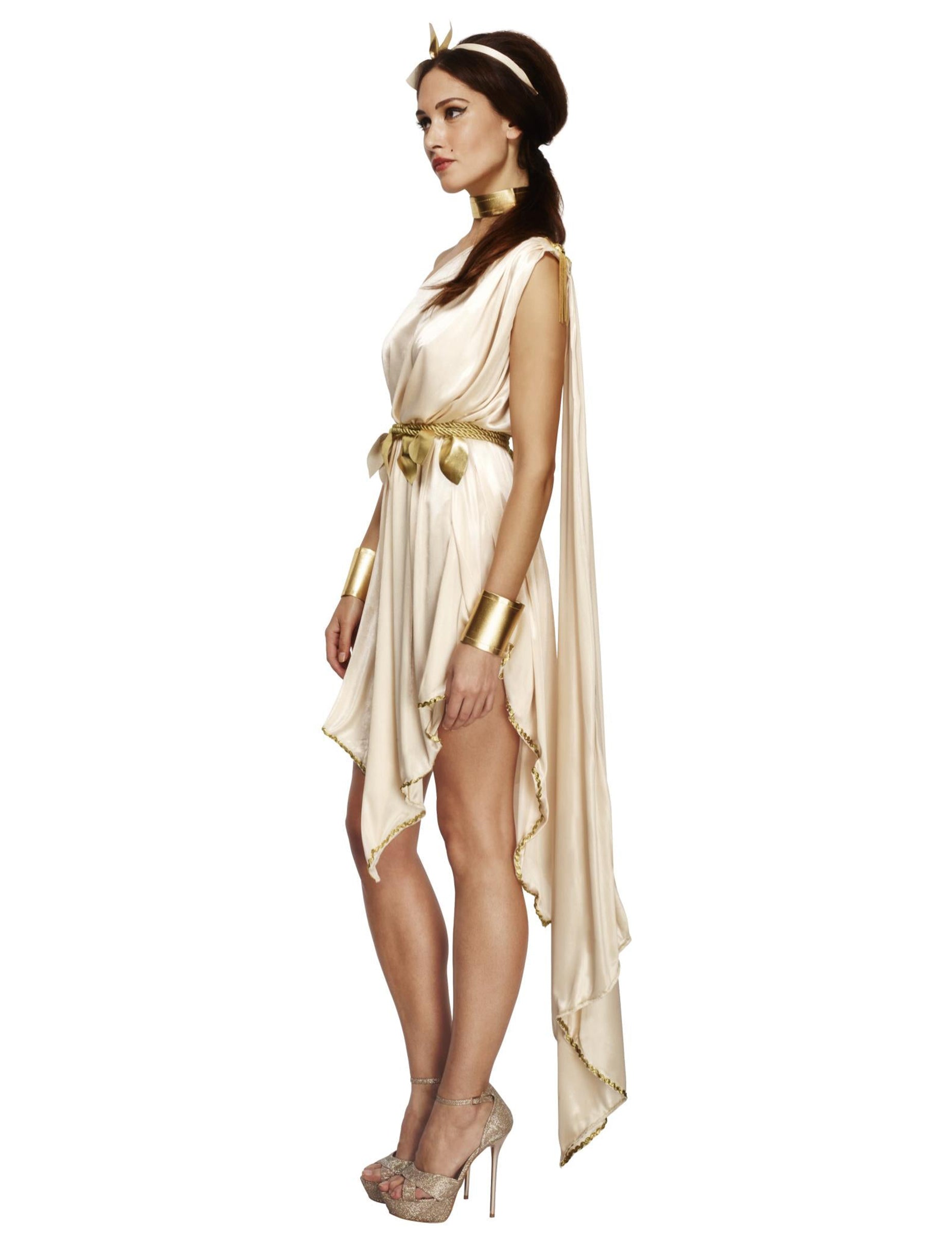 Vue de profil du déguisement de déesse