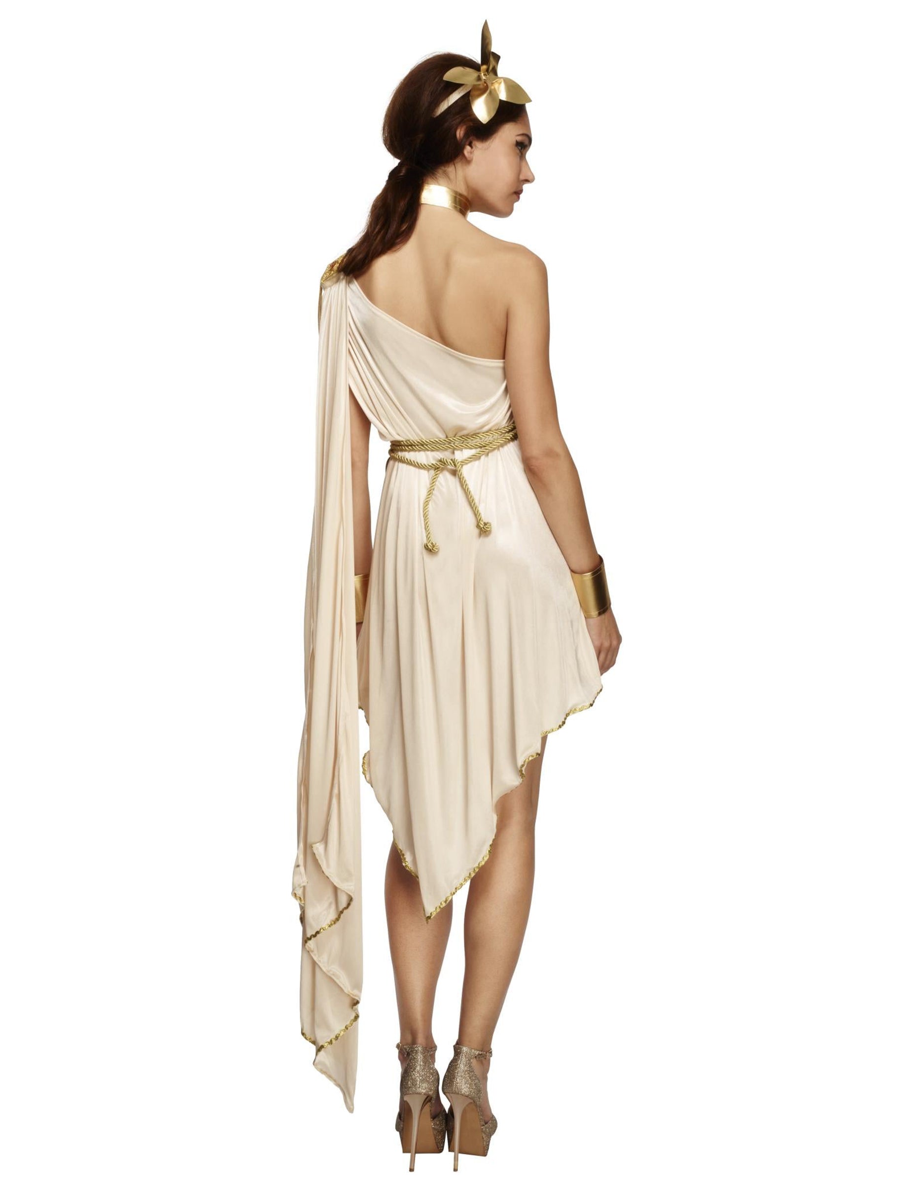 Vue de dos du déguisement de déesse