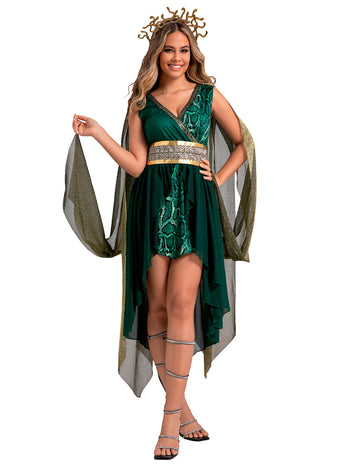 Kostüm Göttin Medusa für Damen