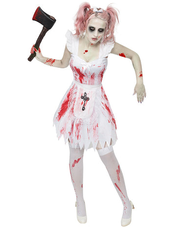 Dámský kostým zombie družičky pro Halloween