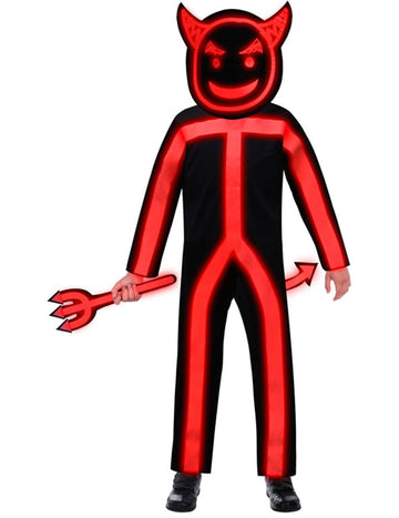 Dětský kostým fosforeskujícího ďábla