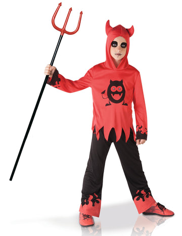 Kostým ďábla s pohyblivýma očima pro chlapce