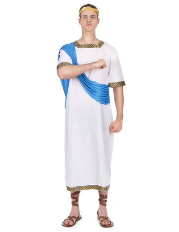Pánský kostým modrého řeckého boha