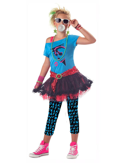 Pohled zepředu na diskotékový kostým z 80. let pro ženy