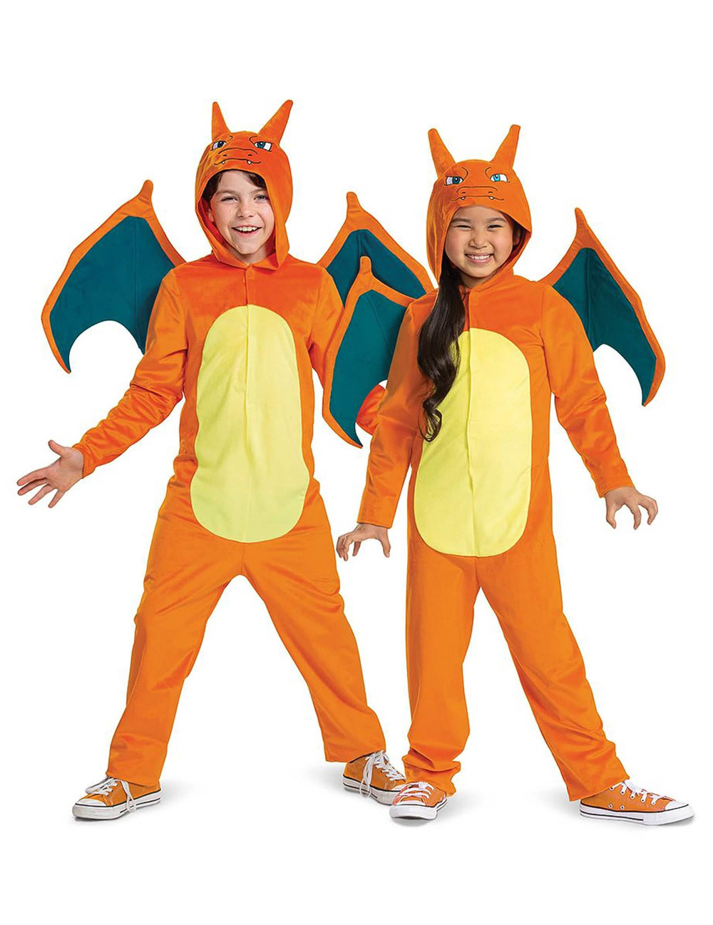 Dívčí a chlapecká verze kostýmu Dracaufeu Pokémon luxus