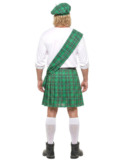 Déguisement Écossais vert et blanc homme