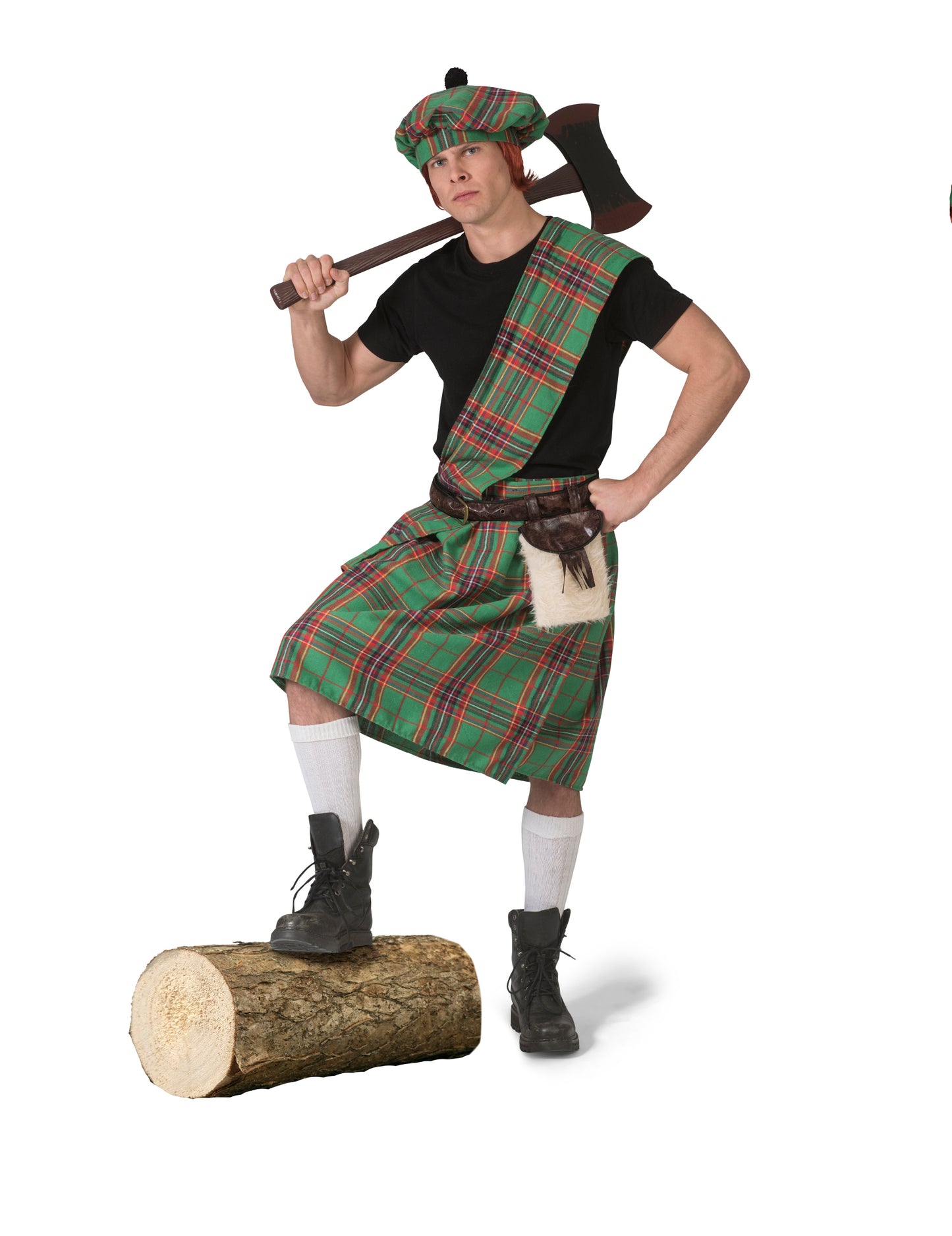 Zelený skotský kostým pro muže 