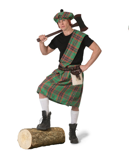 Zelený skotský kostým pro muže 