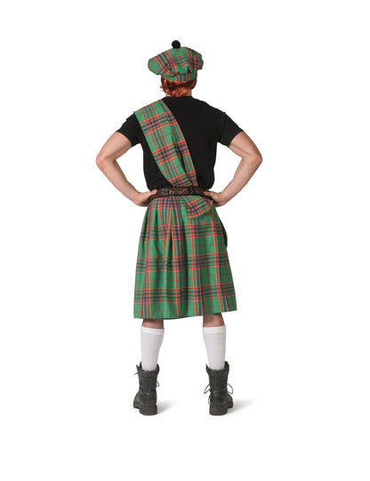 Zelený skotský kostým pro muže 