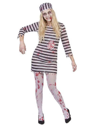 Dámský kostým strašidelné zombie vězně