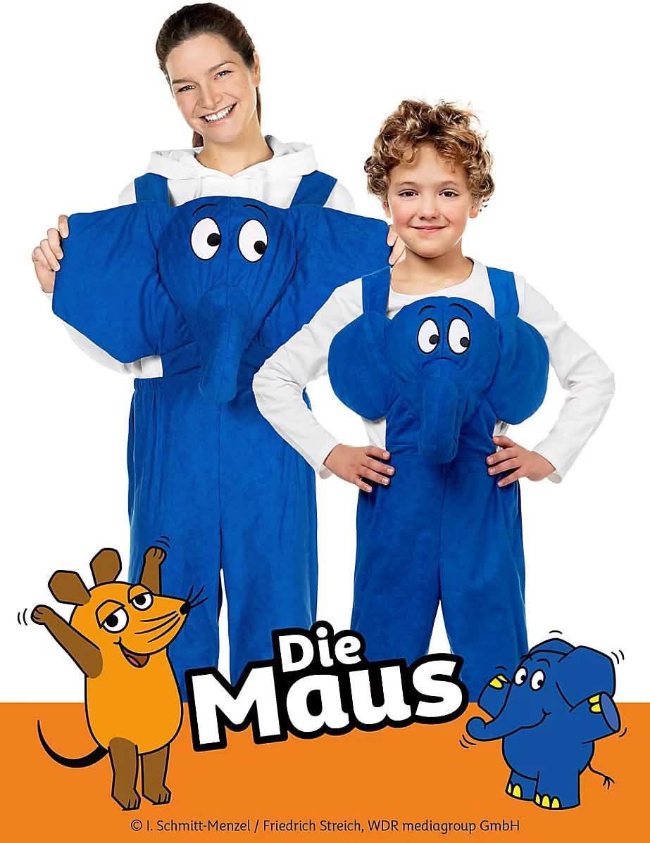 Kostým slona Die Maus pro dospělé