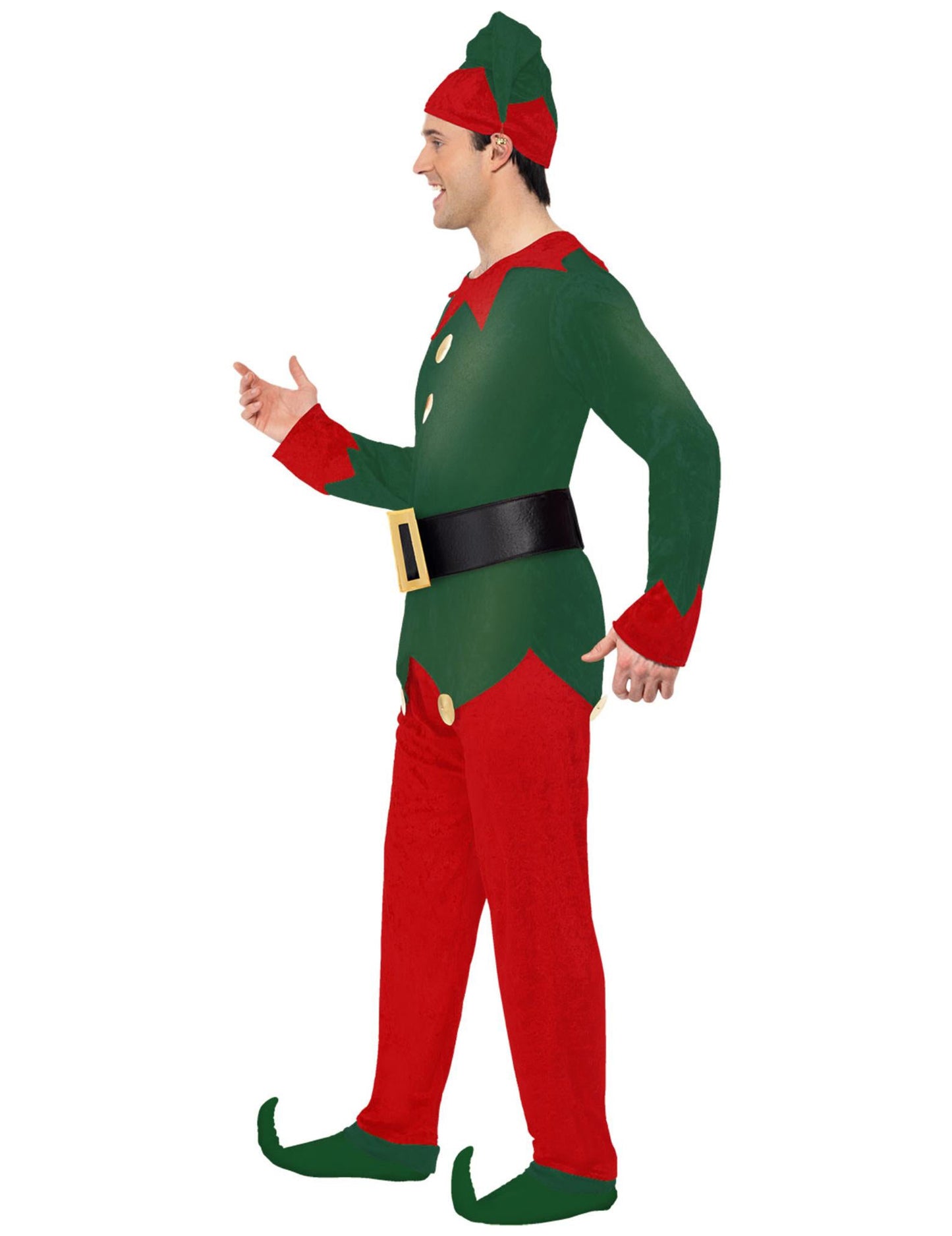 Bicolor elf kostým pro muže Vánoce