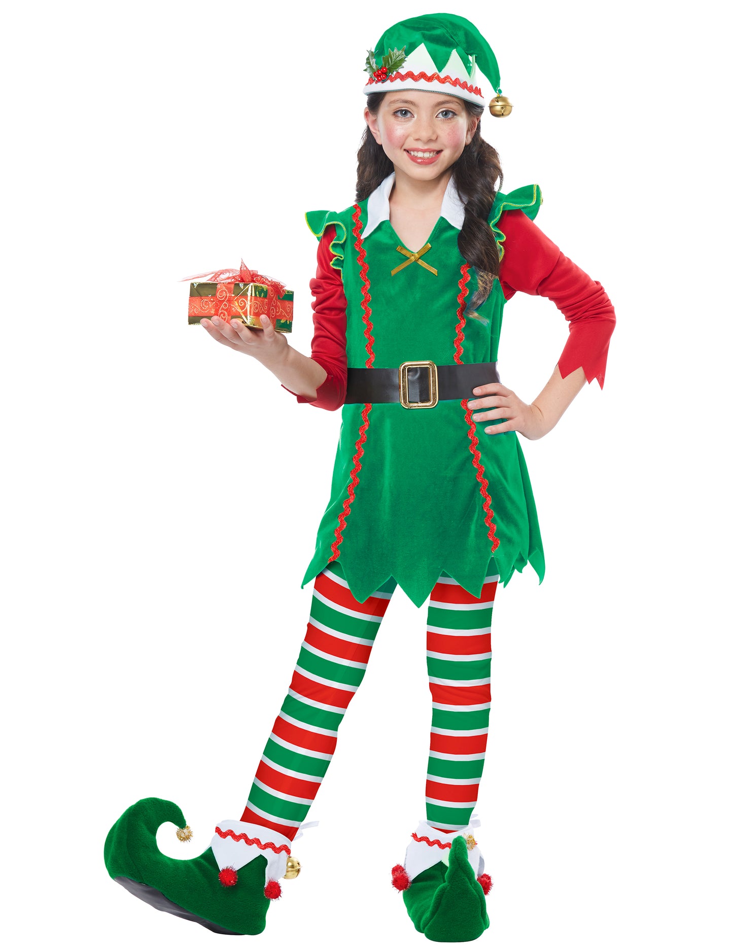 Luxusní vánoční kostým elfa pro dívky