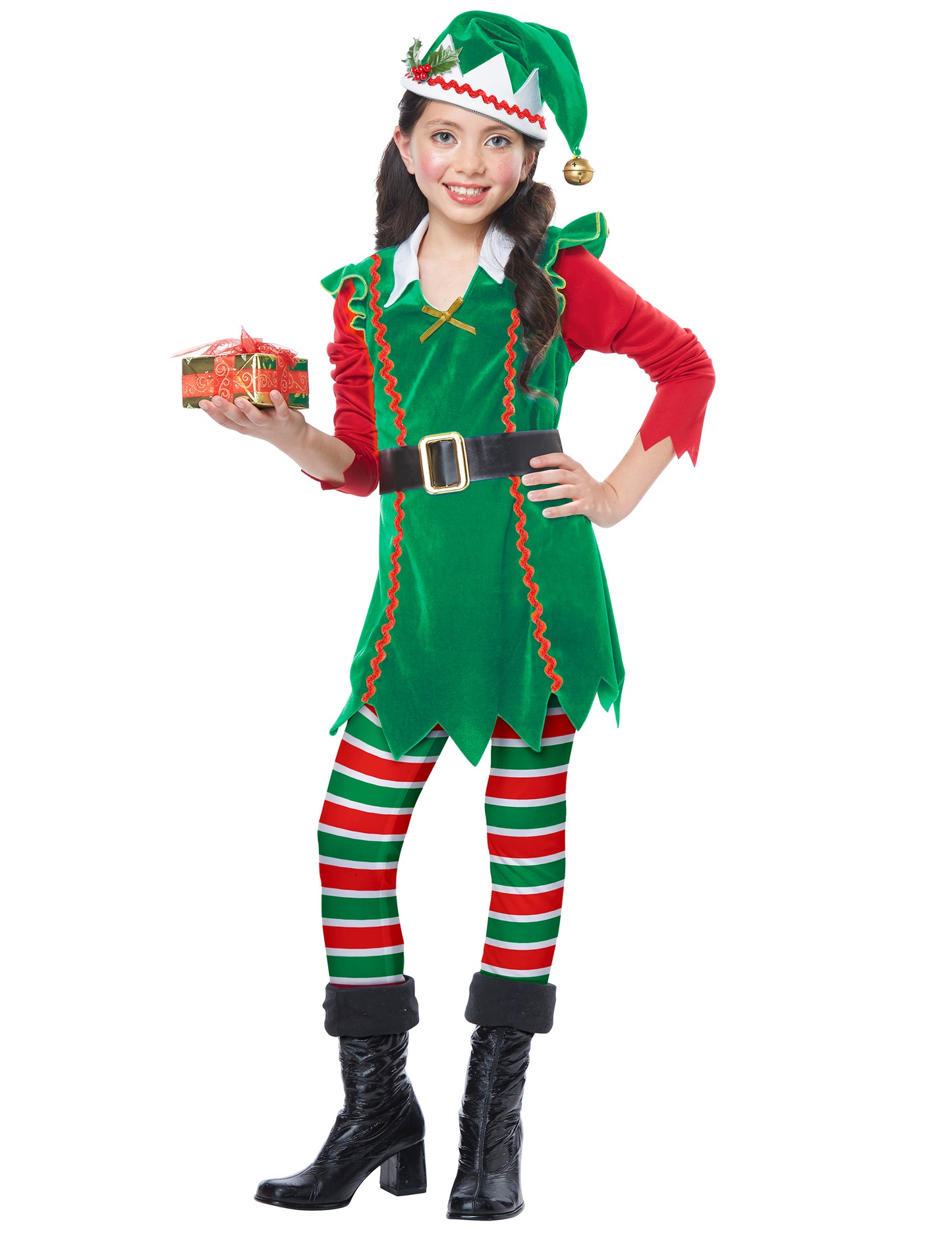 Luxusní vánoční kostým elfa pro dívky