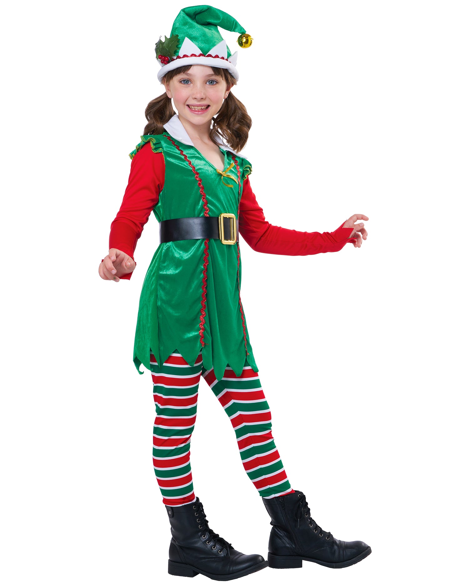 Luxusní vánoční kostým elfa pro dívky